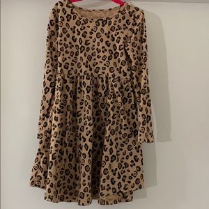 Girls super cute leopard print dress size 8
